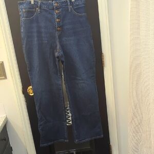 J. Crew Curvy Button Fly Jeans